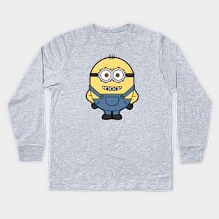 Minions Otto Retro Japanese Kids Long Sleeve T-Shirt